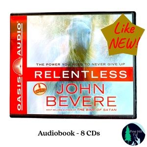 Relentless by John Bevere Audiobook on 8 CDs Read by Author LIKE NEW Used once